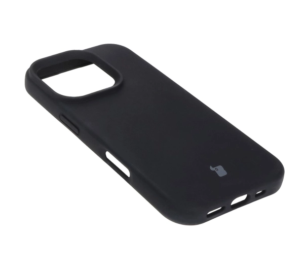 Bizon Silikonowe Soft do iPhone 16 Pro Czarny