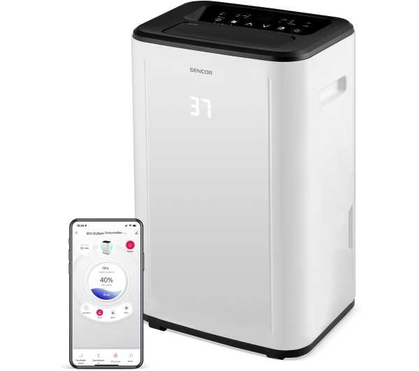 Osuszacze powietrza - Sencor SDH 3028WH Higrostat 6l 89m2