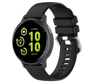 Bizon silikonowy do smartwatcha Bizon Strap Watch Silicone Pro T QuickRelease 20mm Czarny
