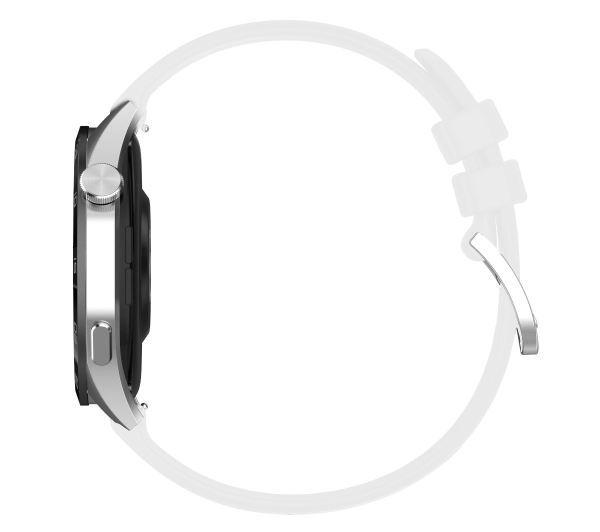 Bizon Strap Watch Silicone Pro T QuickRelease 18mm Biały