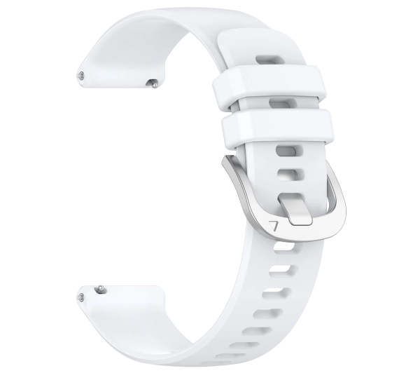 Bizon Strap Watch Silicone Pro T QuickRelease 18mm Biały