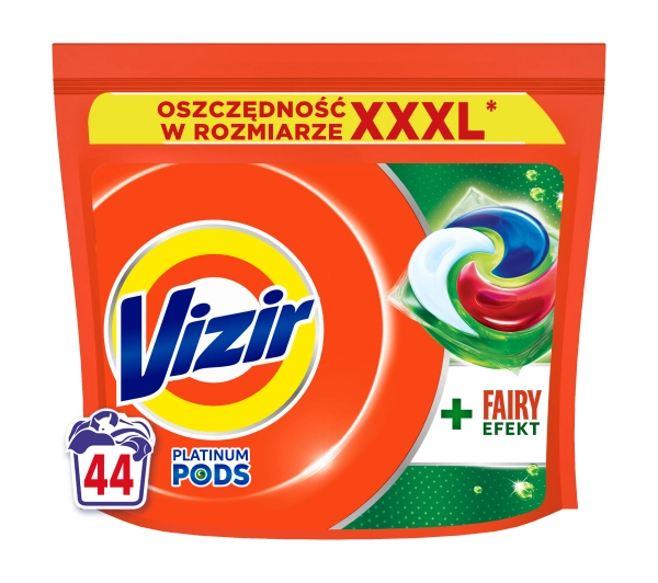 Vizir Platinum Pods Fairy Efekt 44 prania 44szt.