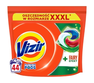 Vizir Platinum Pods Fairy Efekt 44 prania 44szt.