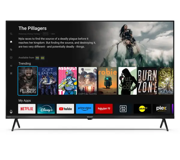 Sharp 43GK4745E 43" LED 4K Smart TV Dolby Vision Dolby Atmos HDMI 2.1 DVB-T2 - Kup na Raty - RRSO 0%