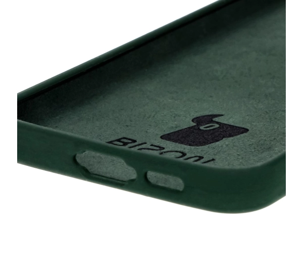 Bizon Silikonowe Soft do Galaxy S24 FE Ciemnozielony