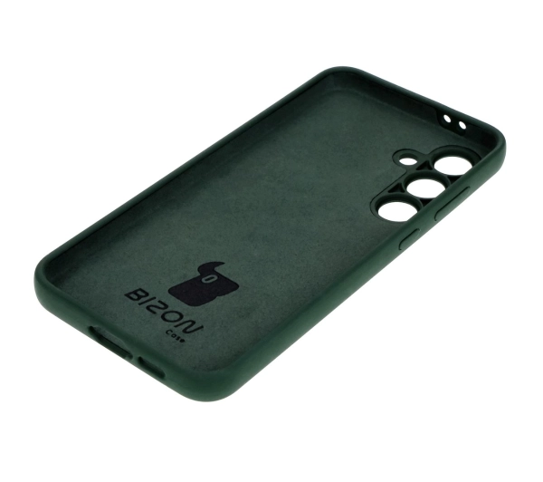 Bizon Silikonowe Soft do Galaxy S24 FE Ciemnozielony