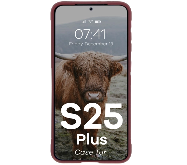 Bizon Tur do Galaxy S25 Plus Ciemnofioletowy