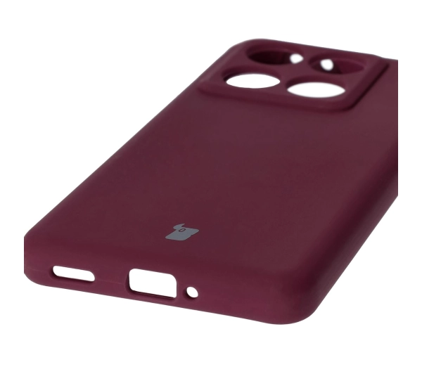 Bizon Silikonowe Soft do Xiaomi 14T Pro Ciemno-fioletowy