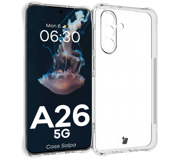 Bizon Elastyczne Salpa do Galaxy A26 5G Przezroczysty