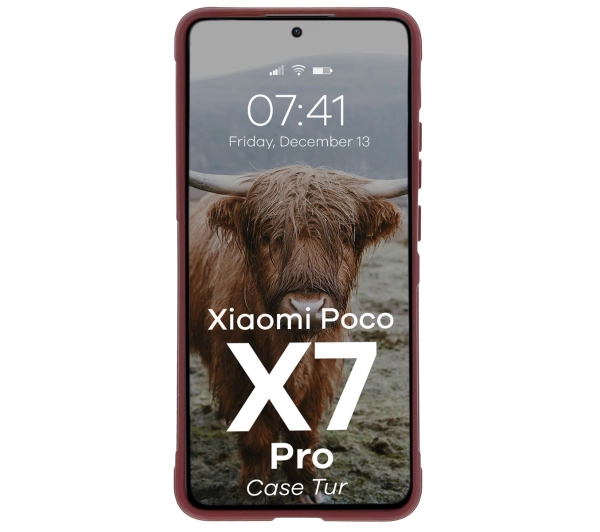 Bizon Tur do Xiaomi Poco X7 Pro Ciemnofioletowy
