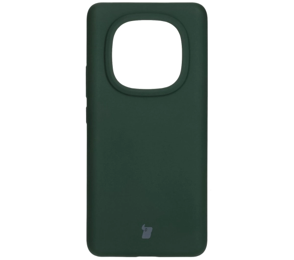 Bizon Silikonowe Soft do Xiaomi Redmi Note 14 Pro Plus 5G Ciemnozielony