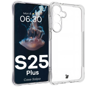 Bizon Elastyczne Salpa do Galaxy S25 Plus Przezroczysty