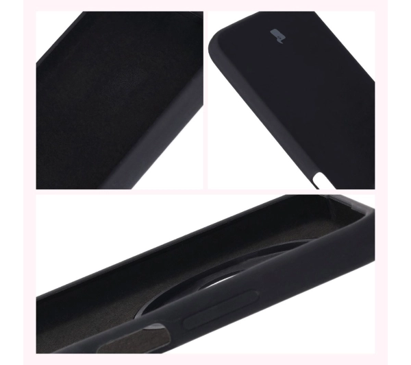 Bizon Silikonowe Soft do Xiaomi Redmi 14C 4G/Poco C75 Czarny