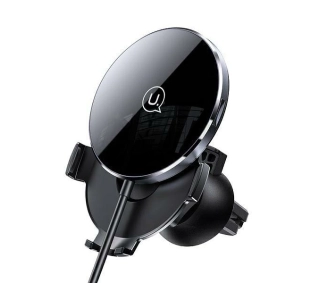 USAMS 15W 2w1Magnetic do kratki wentylacyjnej Czarny