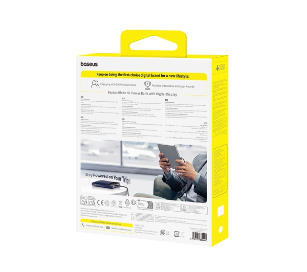 Baseus Blade H1 Lite 20000mAh 100W Czarny - ⚡ BESTSELLERY ⚡