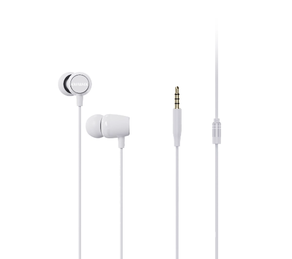 Słuchawki Aiwa Słuchawki douszne AIWA ESTM-20WT 105dB 16ohm Białe