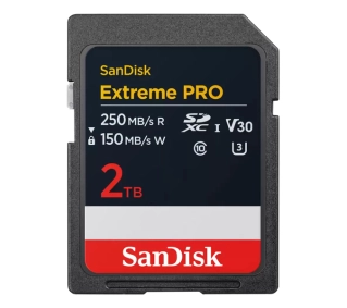 SANDISK Extreme PRO SDXC 2TB 250/150MB/S - Kup na Raty - RRSO 0%
