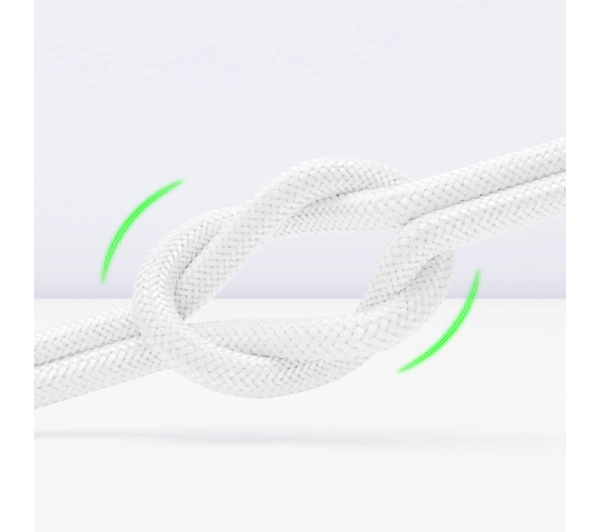 QUALO USB-C do USB-C 1,5m 3A Biały