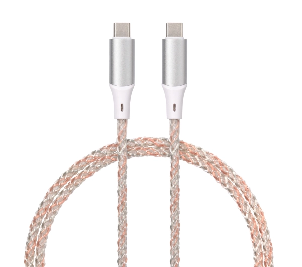 QUALO USB-C do USB-C 1m 3A Kolorowy