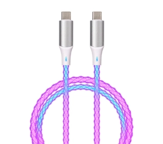 QUALO USB-C do USB-C 1m 3A Kolorowy