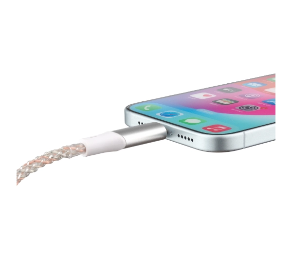QUALO USB-C do USB-C 1m 3A Kolorowy