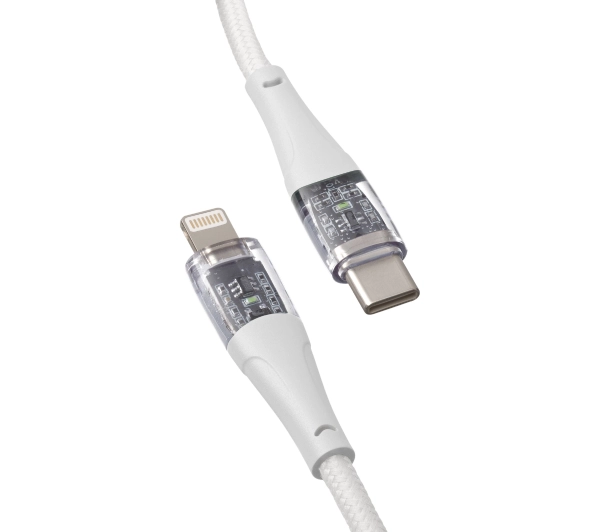 QUALO USB-C do Lightning 1,5m 2,4A Biały