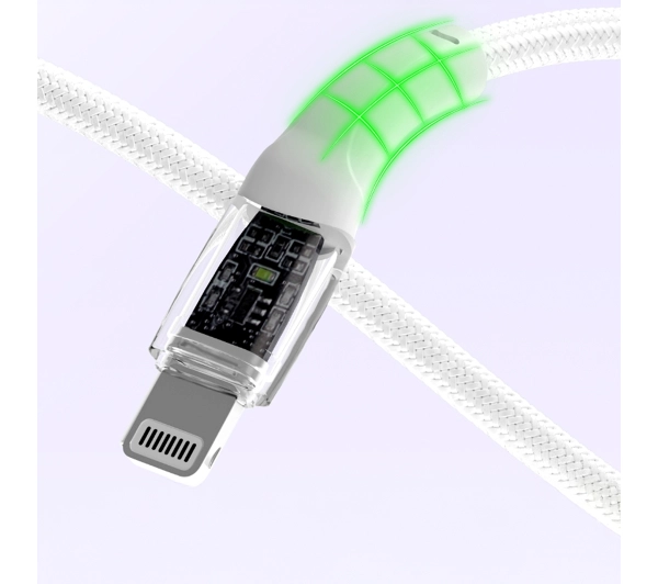 QUALO USB-C do Lightning 1,5m 2,4A Biały
