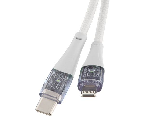 QUALO USB-C do Lightning 1,5m 2,4A Biały