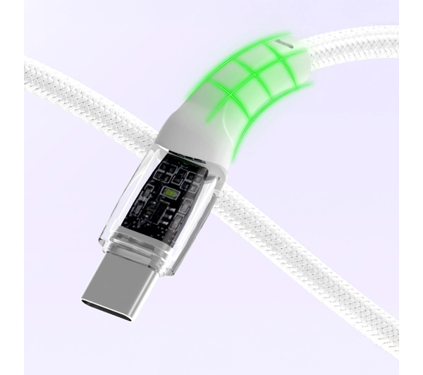 QUALO USB do USB-C 1,5m 3A Biały