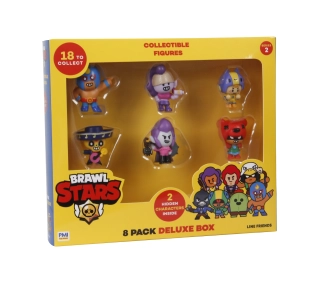 PMI Kids World Brawl Stars S2 Figures - 8 Pack Deluxe Box Ver.B
