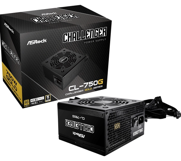ASrock Challenger CL-750G 750W 80+ Gold Czarny