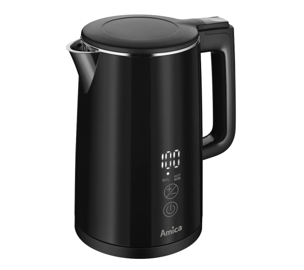 Czajniki elektryczne - Amica KF 6012 Digital 1,5l 2200W Regulacja temperatury