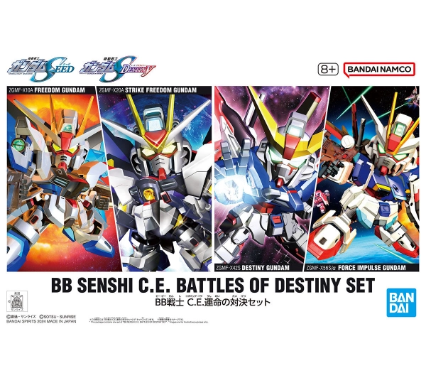 Bandai BB SENSHI C.E. BATTLES OF DESTINY SET