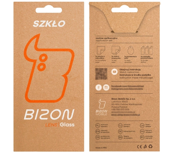 Bizon na aparat Silk Lens do Xiaomi Redmi Note 14 4G 2 sztuki