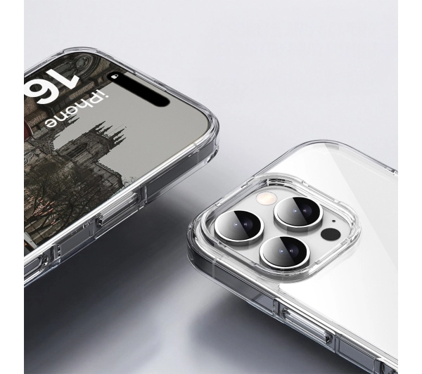 Bizon Halo do iPhone 16 Pro Max Przezroczysty