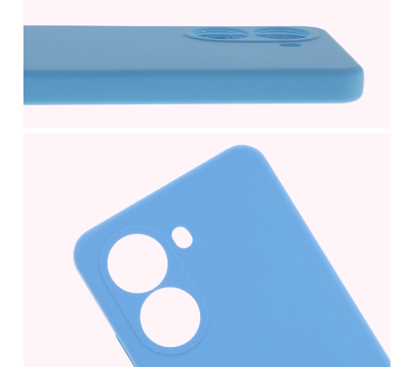 Bizon Silikonowe Soft do Xiaomi Poco X7 Pro Niebieski