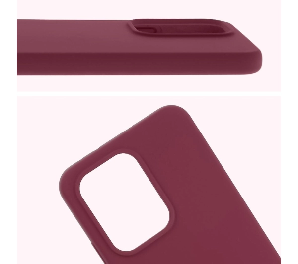 Bizon Silikonowe Soft do Oppo Reno13 Śliwkowy