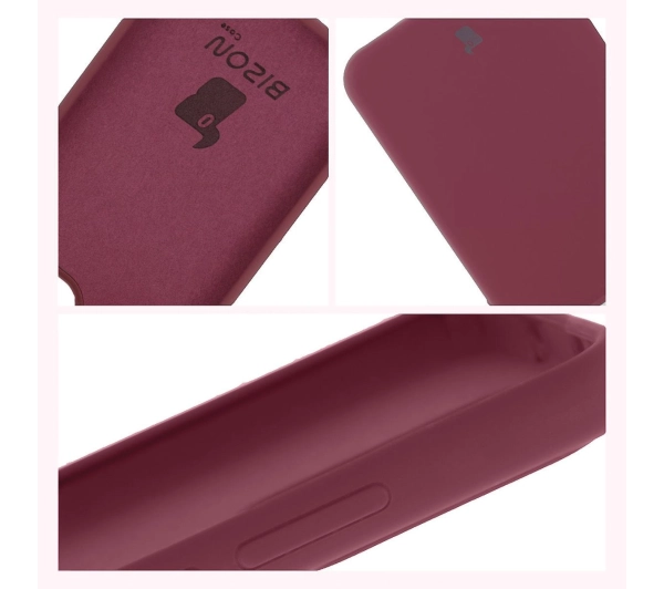 Bizon Silikonowe Soft do Oppo Reno13 Śliwkowy
