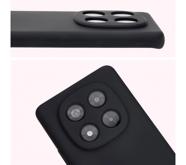 Bizon Silikonowe Soft do Xiaomi Redmi Note 14 Pro 4G Czarny