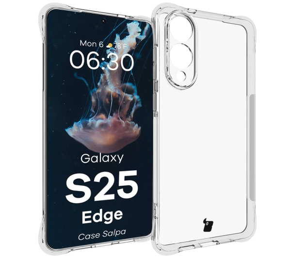 Bizon Salpa do Galaxy S25 Edge Przezroczysty