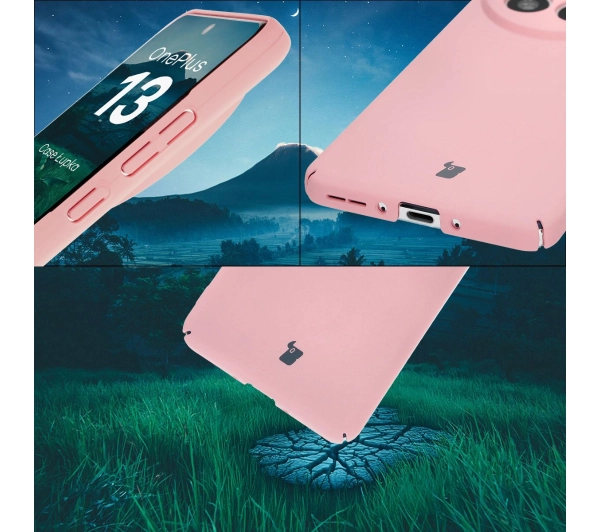Bizon Łupka do OnePlus 13 Różowy