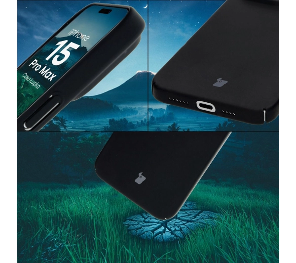 Bizon Łupka do iPhone 15 Pro Max Czarny