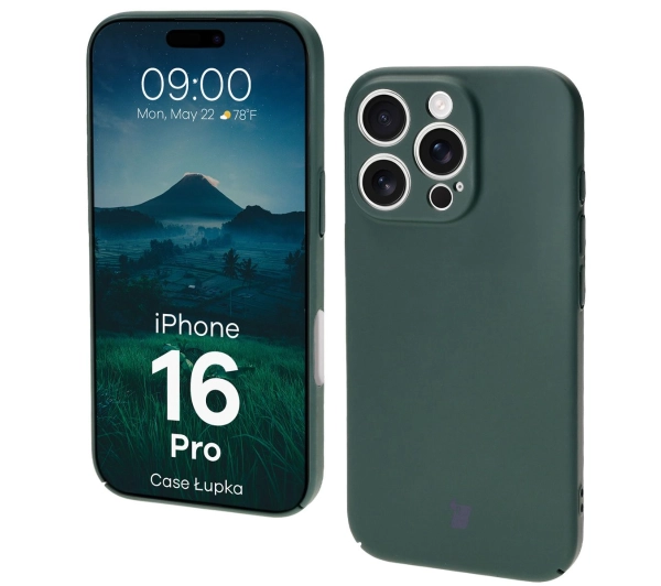Bizon Łupka do  iPhone 16 Pro Zielony