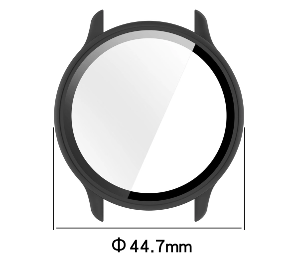Bizon ze szkłem do Garmin Vivoactive 6 czarny