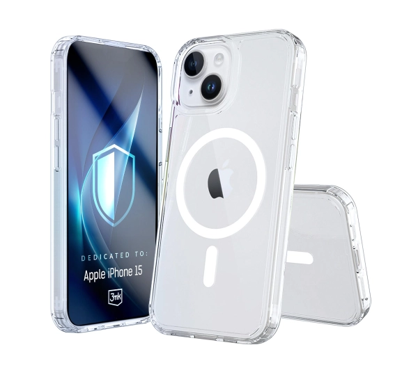 3mk Armor MagCase do iPhone 15 Przezroczysty