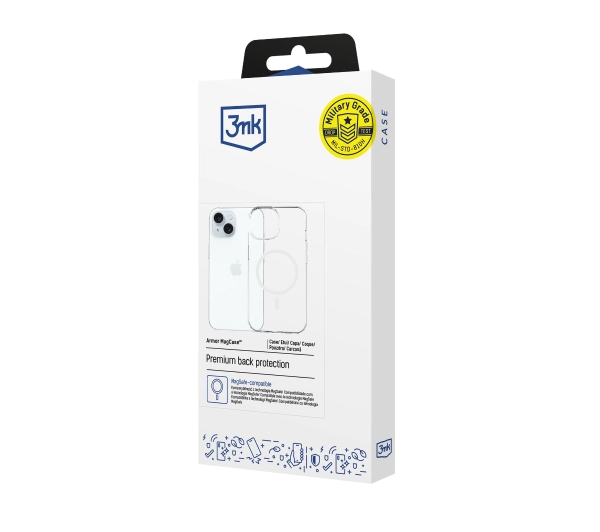 3mk Armor MagCase do iPhone 15 Przezroczysty