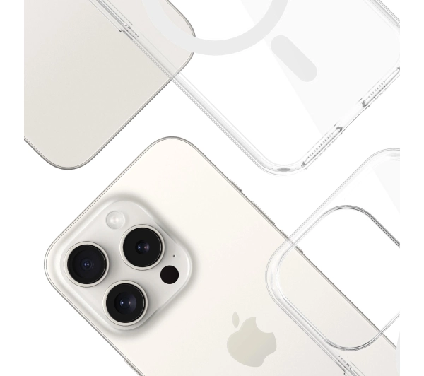 3mk EverClear MagCase do iPhone 15 Pro Przezroczysty