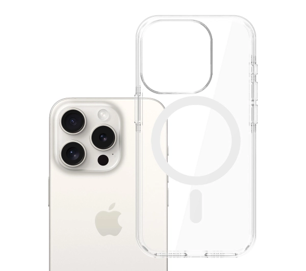 3mk EverClear MagCase do iPhone 15 Pro Przezroczysty