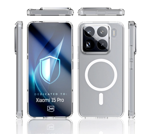 3mk Armor MagCase do Xiaomi 15 Pro Przezroczysty