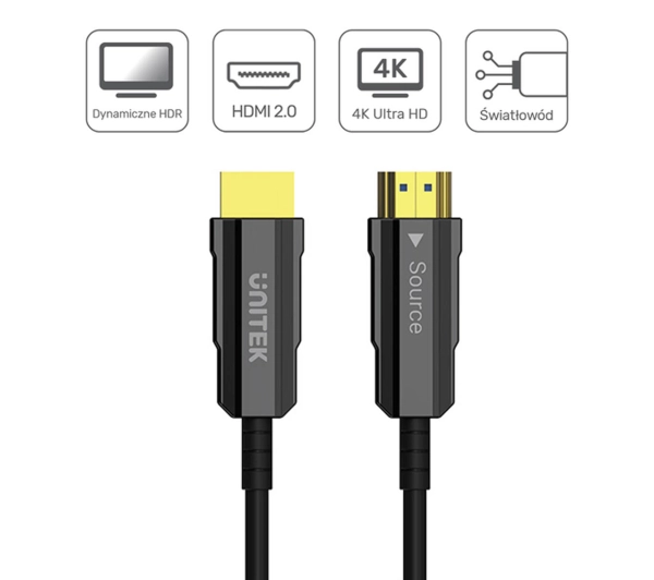 Unitek C11072BK03-7M 7m Czarny